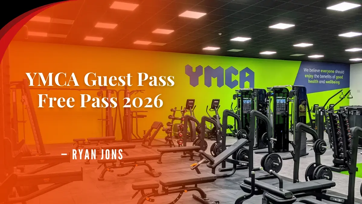 YMCA Guest Pass, YMCA, Guest Pass, Gym Guest Passes, Gym Free Trials, Family Gyms, Community Centers, YMCA exterior building sign, person checking in at YMCA front desk with guest pass, group of people in YMCA pool